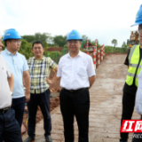 付访华调研督导醴娄、茶常高速项目建设