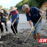 株洲交通事务中心助力龙潭村旅游路建设