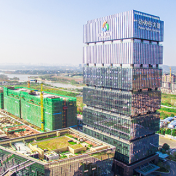 株洲高新区：蓝普视讯未来可视化显示产业园项目主体工程完工