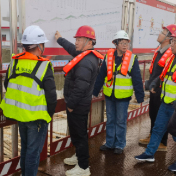 省交通建设质量安全监督管理局对醴娄高速开展复工安全检查