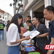 醴陵市沩山镇开展信访举报宣传活动