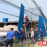 攸县宁家坪镇依法强制拆除两村违建厂棚