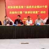 茶陵县政协举行委员接待日暨“株事好商量”活动