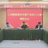 茶陵县政协开展“工业赋能做好农副产品加工文章”专题调研