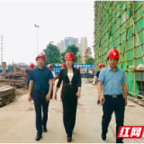 杨小幼到株洲市二中（北校区）新建工程调研