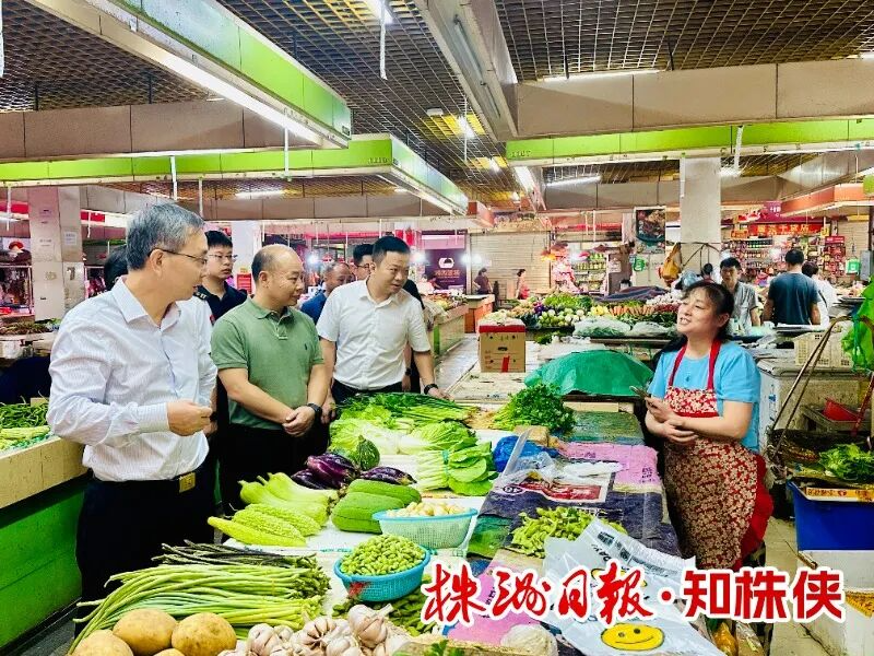 陈恢清在天元区、芦淞区督导检查