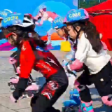 株洲市第十五届运动会轮滑比赛开赛 160余名学子竞逐24金