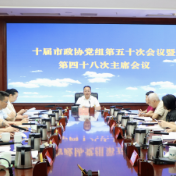 十届株洲市政协党组第五十次会议暨第四十八次主席会议召开