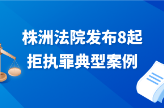 株洲法院发布8起拒执罪典型案例
