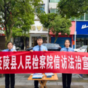炎陵县人民检察院开展《信访工作条例》实施四周年法治宣传活动