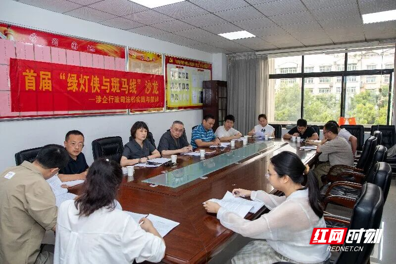 株洲市法院行政审判条线举办首届“绿灯侠与斑马线”专题沙龙
