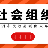 @社会组织，株洲市民政局喊你来年检！