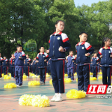 株洲市天元区滨江小学课间操比赛献礼建党100年