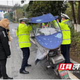 株洲荷塘交警：疫情防控 交通安全两不误