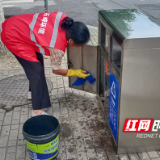 株洲石峰区开展垃圾容器专项清理行动