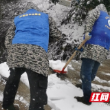 “以雪为令 志愿先行”芦淞河长在行动