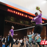 炎陵县第二届“工惠杯”气排球比赛开幕