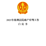 株洲市中级人民法院发布2023年度破产审判白皮书