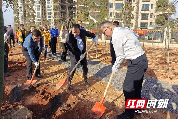 株洲：开展城区义务植树活动 建设绿色宜居幸福之城