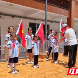 芦淞区龙泉小学举行少先队新队员入队仪式