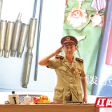 株洲：老兵宣讲铸军魂 同心共筑强军梦