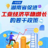 一图读懂丨湖南省促进工业经济平稳增长的若干政策