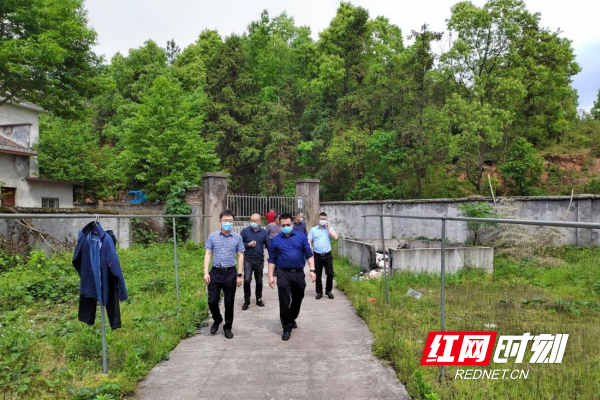 醴陵枫林镇：党员干部积极应对大风暴雨天气