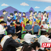 湖南省民宗委党组副书记、副主任胡建新一行来湖南工业大学调研