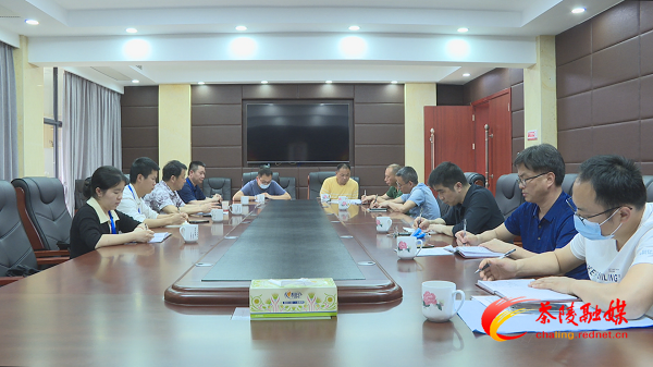 茶陵县“三高办”督查组督办龙华城项目建设