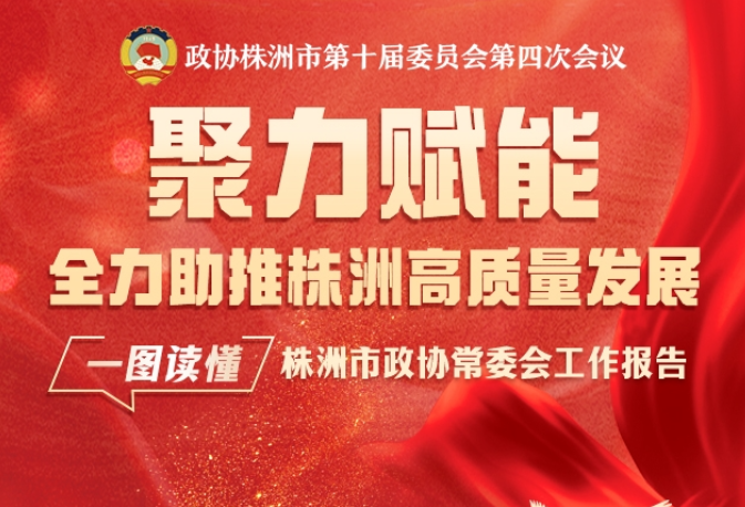 一图读懂丨聚力赋能 全力助推株洲高质量发展——株洲市政协常委会工作报告