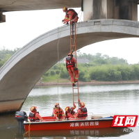 株洲消防圆满完成水域救援专业队拉动演练