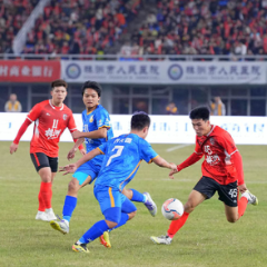 闪击+传中,“湘超”株洲队2比0力克岳阳队
