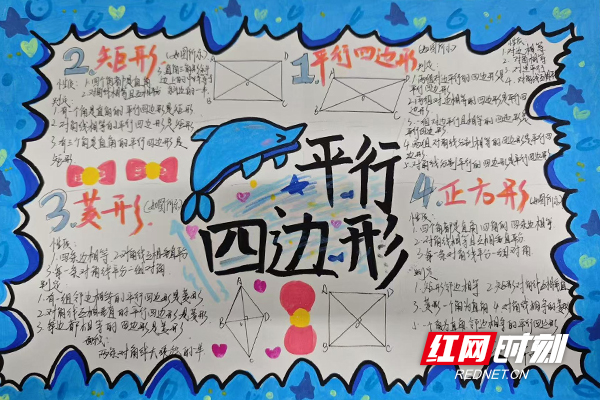 天元区隆兴中学举行七年级、八年级数学思维导图比赛