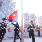 警旗飘扬，警歌嘹亮！株洲市公安局举行庆祝警察节升警旗仪式