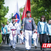 株洲市“千人”徒步队用脚步庆祝建党100周年