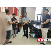 荷塘区领导督查疫情防控和疫苗接种工作