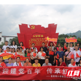 芦淞区小学党支部开展“七一”活动