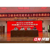 株洲市卫健系统召开党建重点工作任务推进会
