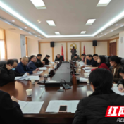 荷塘区组织召开月塘街道基层治理工作调度会