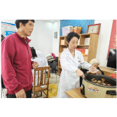 石峰区井龙街道社区卫生服务中心开展健康体检活动