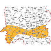 6月23日至6月24日白天 株洲中部局地大暴雨