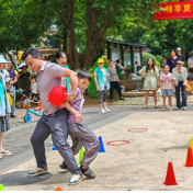 荷塘区桂花街道赵家冲社区举行夏日公益集市活动