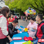 株洲市红十字无偿献血志愿者服务大队开展烈士纪念园祭扫活动