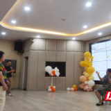 栗树山小学开展退休教师重阳节庆祝活动