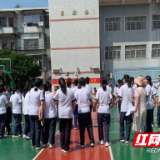 芦淞区体育路中学开展中考减压活动