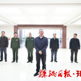 曹慧泉走访慰问株洲军分区官兵