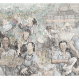 中国画丨孙磊 丁虹 付红：《春风拂过十八洞》