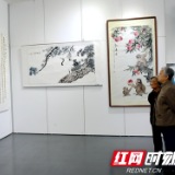 献礼建党100周年 “美丽家园”第二届湖湘书画作品联展开展