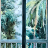 湖南水彩画邀请展丨江南芳:《夏日的挥霍》