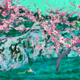艺谈丨黄礼攸：心中的桃花源——渡船坡桃花系列写生感悟
